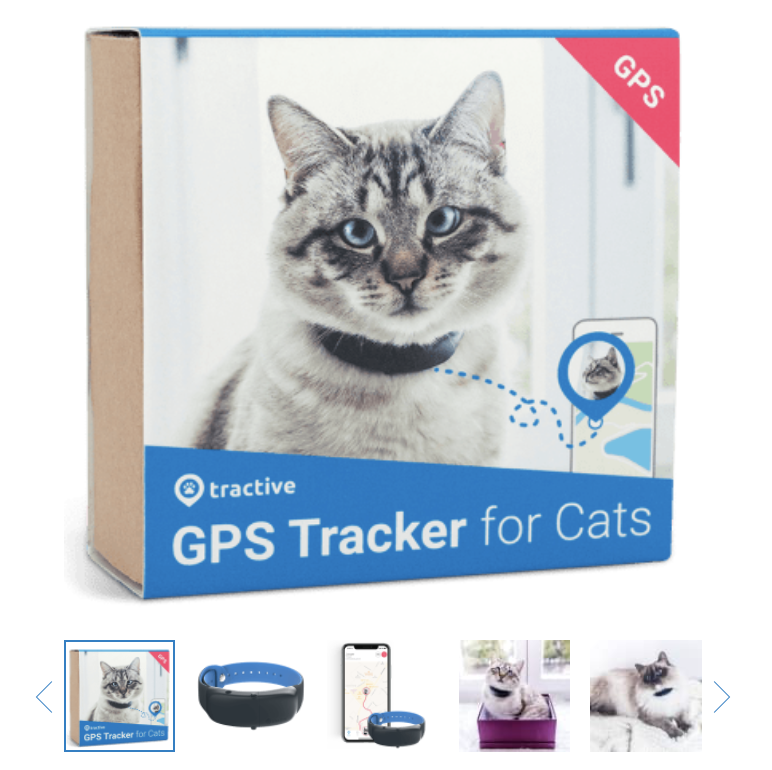 Tractive CAT Mini – GPS Tracker & Activity Monitor for Cats w/ Adjustable  Collar